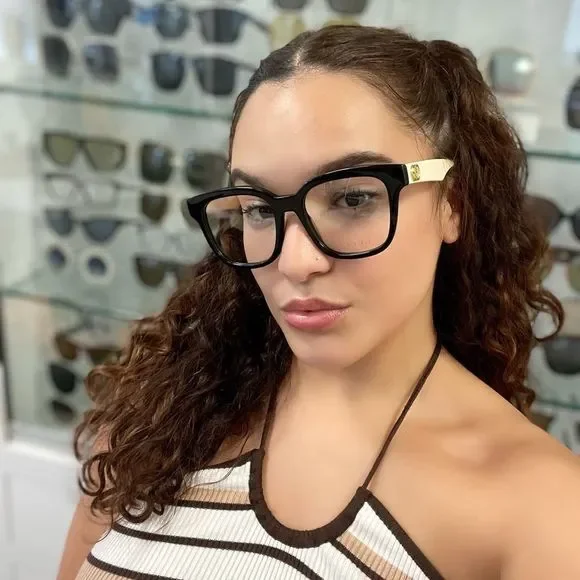 BRAND NEW GUCCI GG0958O 005 Black/White/Transparent Women Sunglasses Gucci GG0958O 005 Glasses - US main image 2